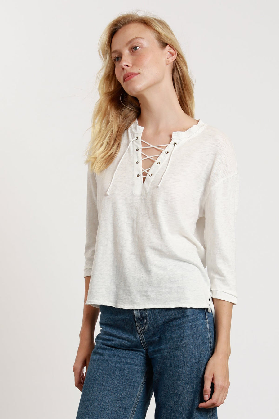 Lace 3/4 Sleeve Top