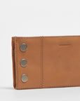 110 North Wallet - Almond Tan Brushed Silver