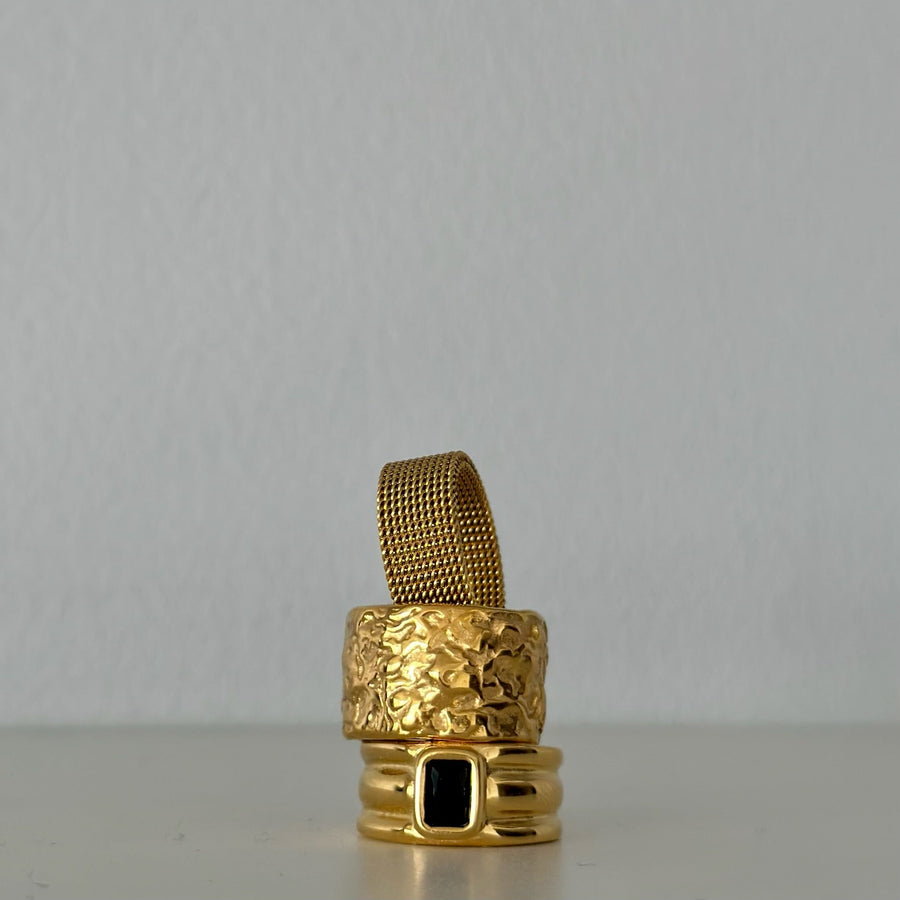 Etta Mesh Ring - Gold - Size 7