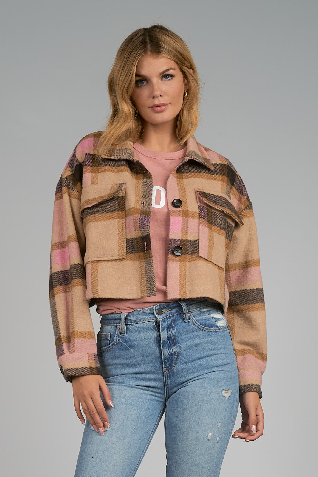 Crop Shacket