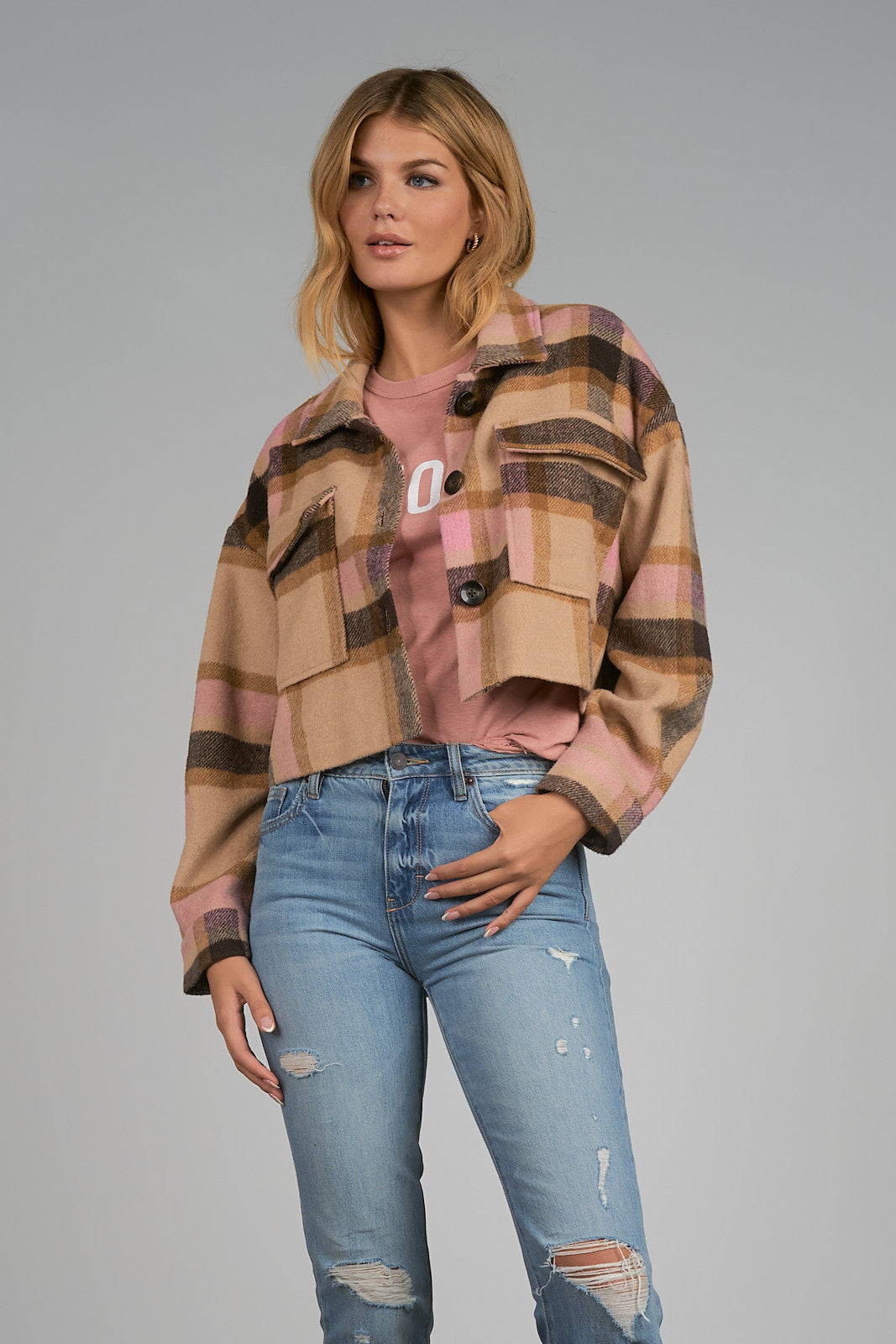 Crop Shacket
