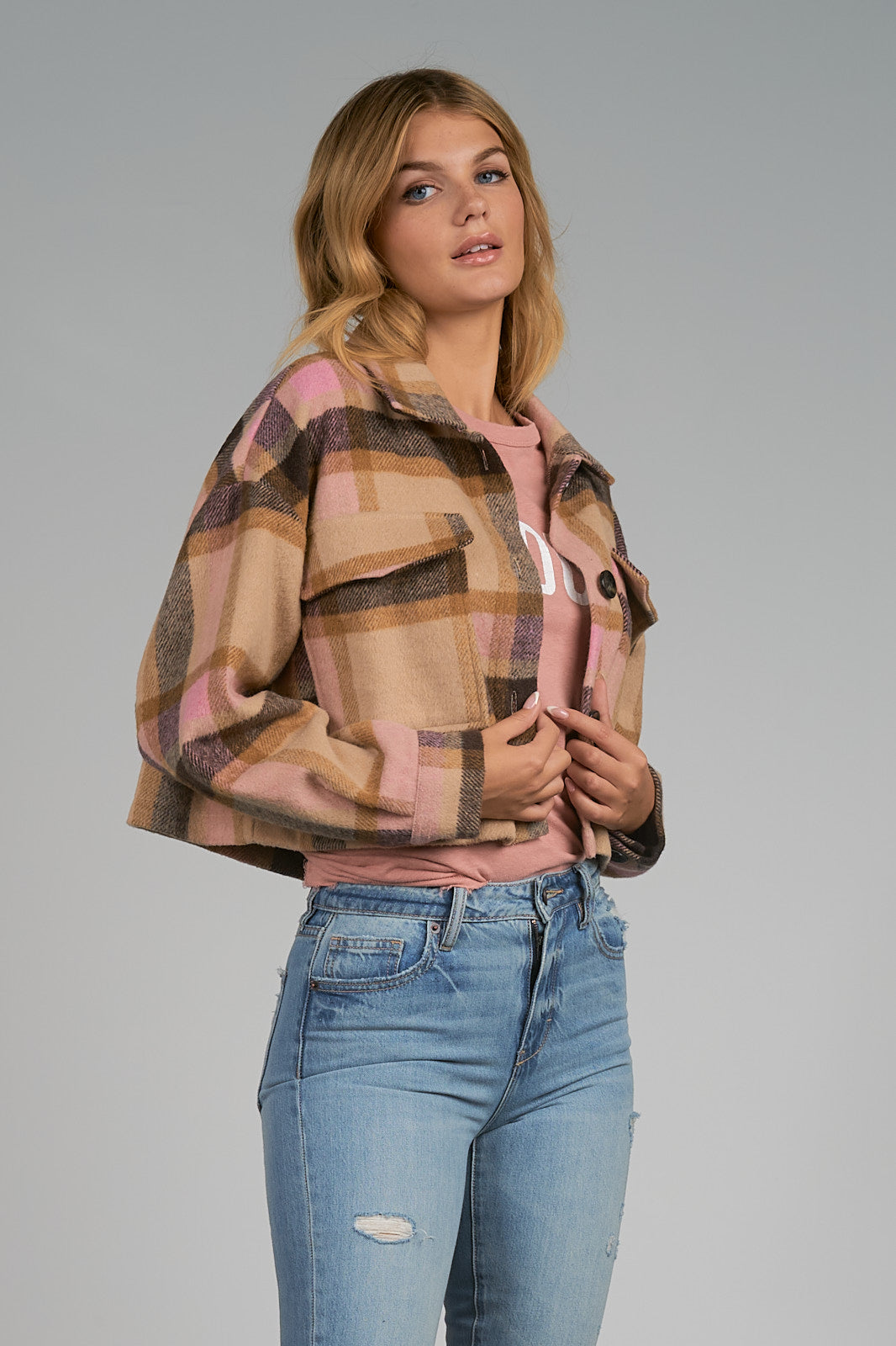 Crop Shacket
