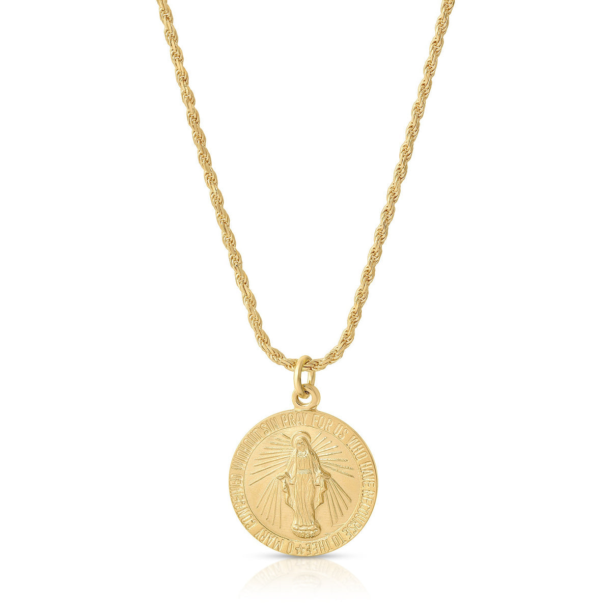 Gold-Filled Miraculous Medal Necklace