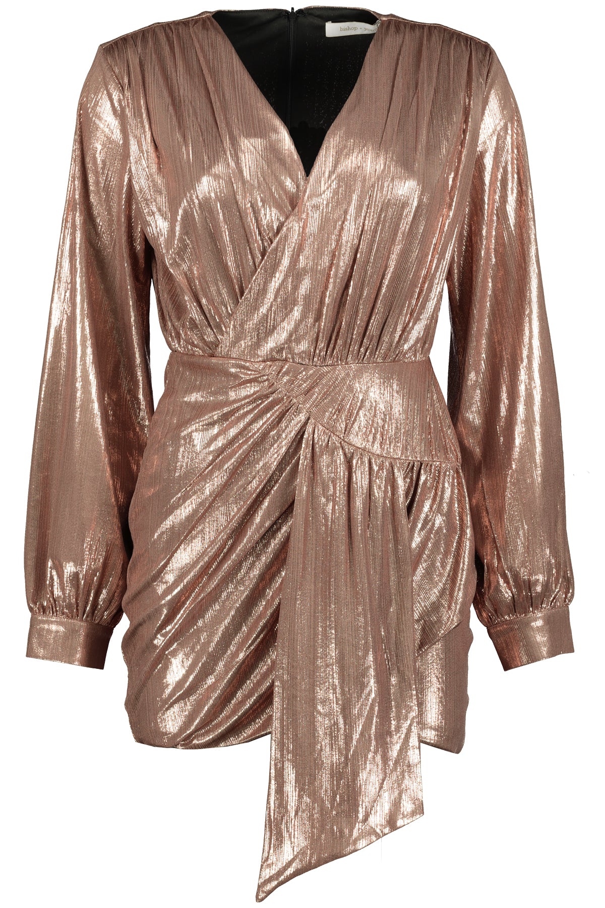 Scene Stealer Metallic Dress