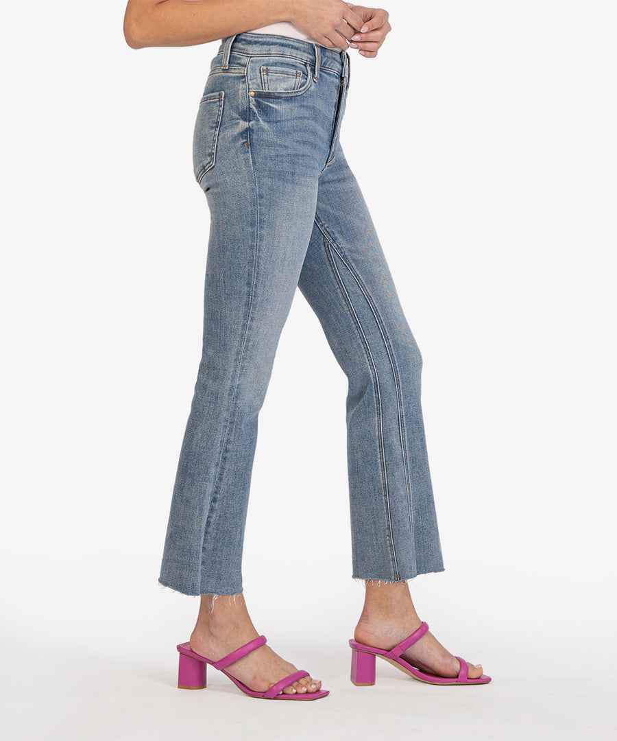 KUT Kelsey High Rise Fab Ab Ankle Flare-nset Leg