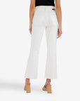 Kelsey High Rise Double Waist Band Ankle Flare