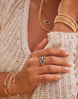 Kendra Scott Essie Statement Cuff Bracelet Gold Metal
