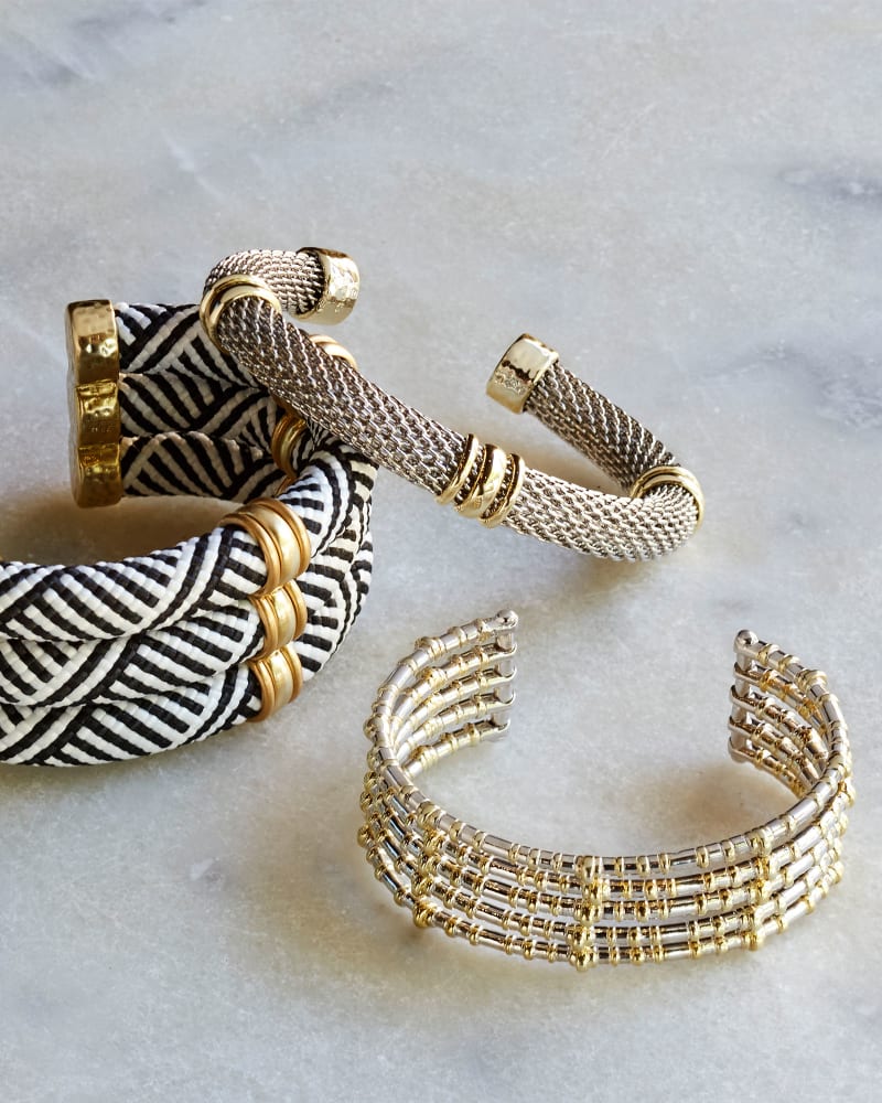 Kendra Scott Essie Statement Cuff Bracelet Mixed Metal