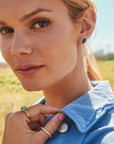 Kendra Scott - Piper Stud Earrings - Gold Blue Lapis