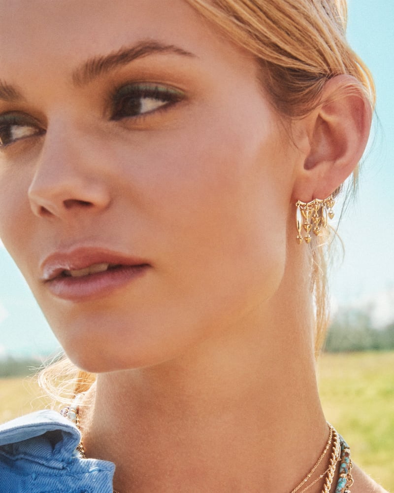 Kendra Scott - Quinn Ear Climber Earrings - Gold Metal