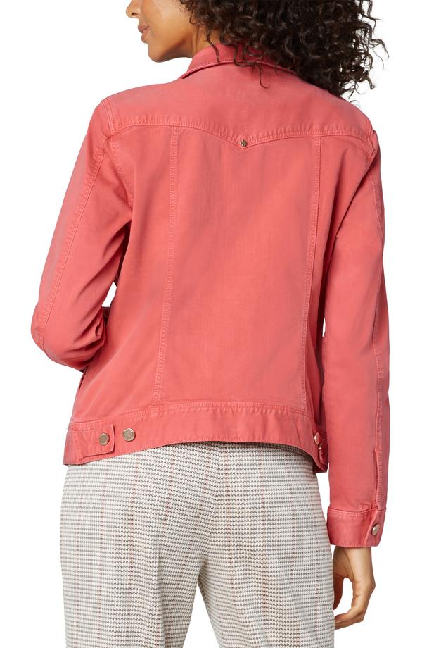 Liverpool Classic Jean Jacket - Hot Coral