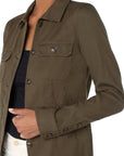 Collared Military Jacket