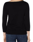 3/4 Sleeve Sweater W/Rhinestones