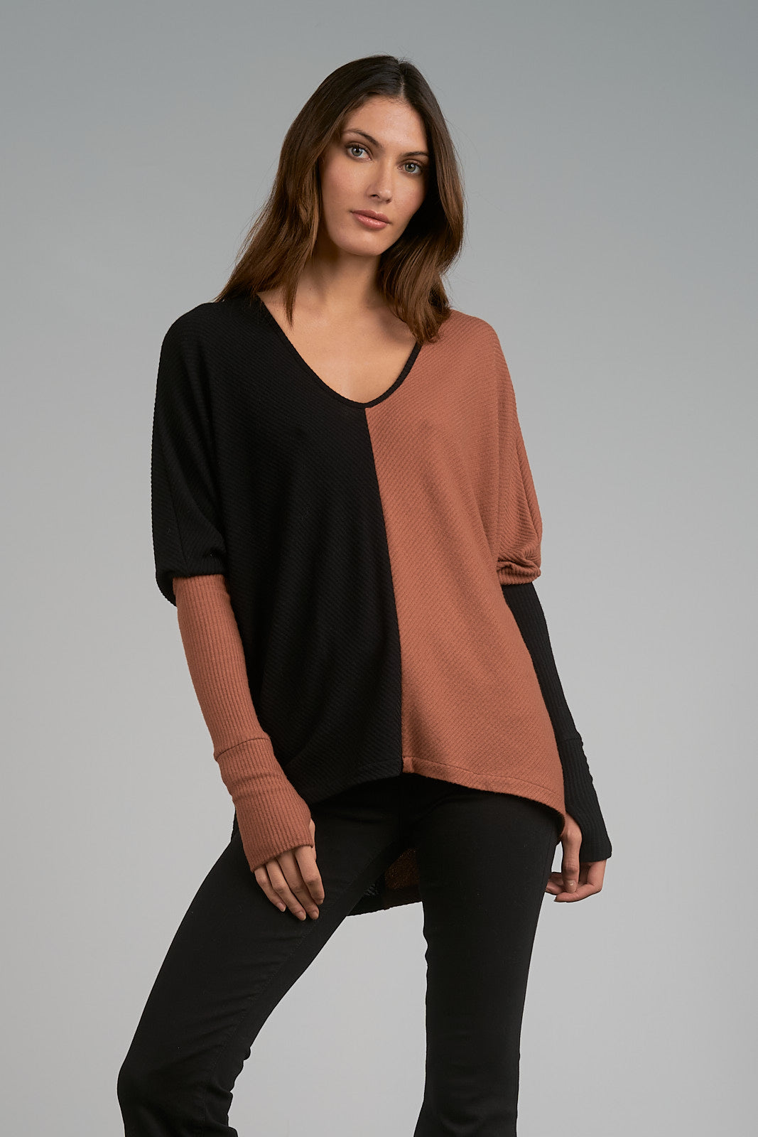 Two Toned Sweater