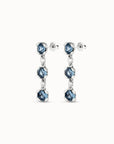 UNOde50 Sublime Blue Silver Earrings
