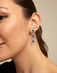 UNOde50 Sublime Blue Silver Earrings