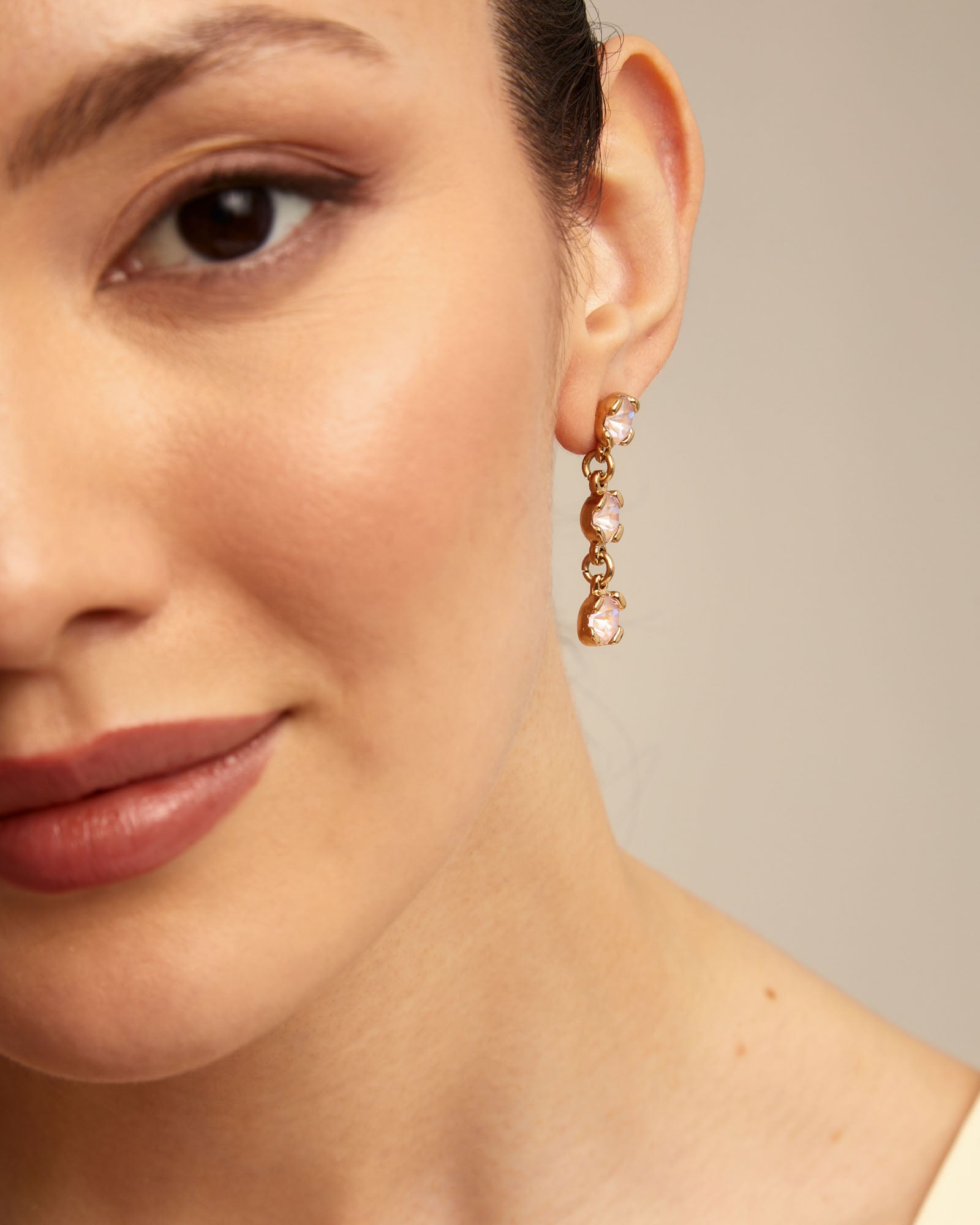 UNOde50 Sublime Pink Gold Earrings