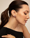 UNOde50 Aura Blue Silver Earrings