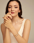 UNOde50 Aura Pink Gold Bracelet Size M