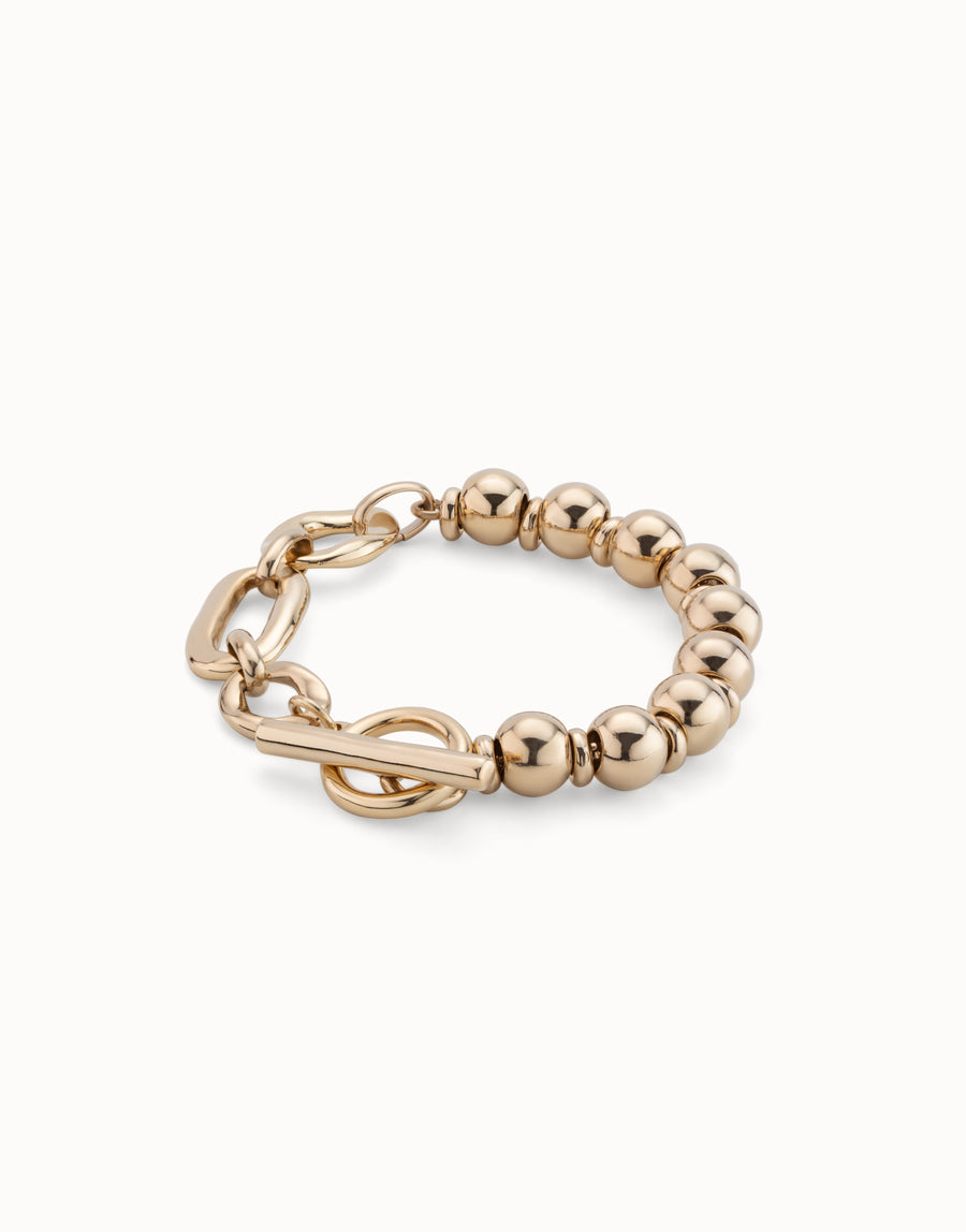 UNO de 50 Cheerful Gold Bracelet Size L
