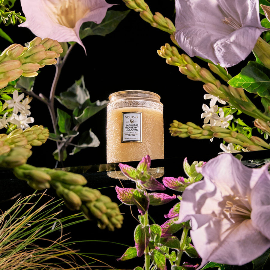 Jasmine Midnight Blooms 5.5oz Small Jar Candle