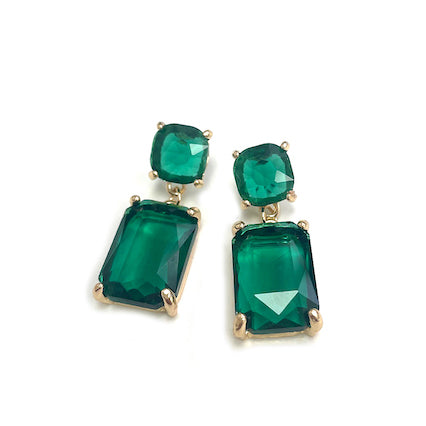 Meghan Browne Sage Earring - Emerald