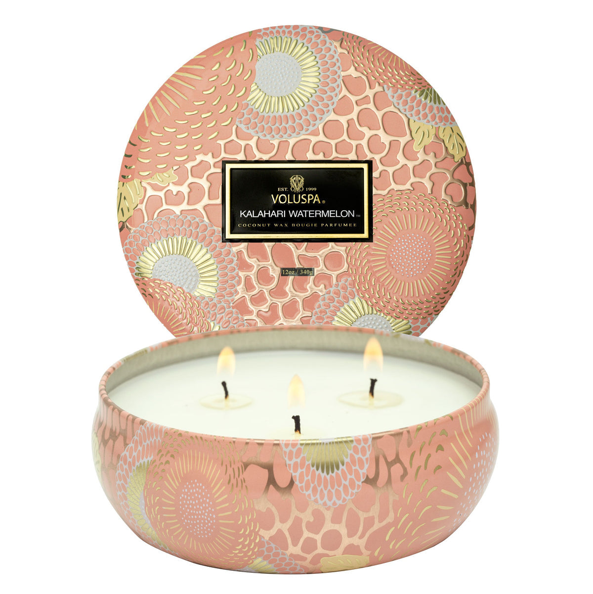 Kalahari Watermelon 3 Wick Tin Candle