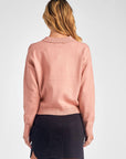 Collar Sweater - Dusty Pink