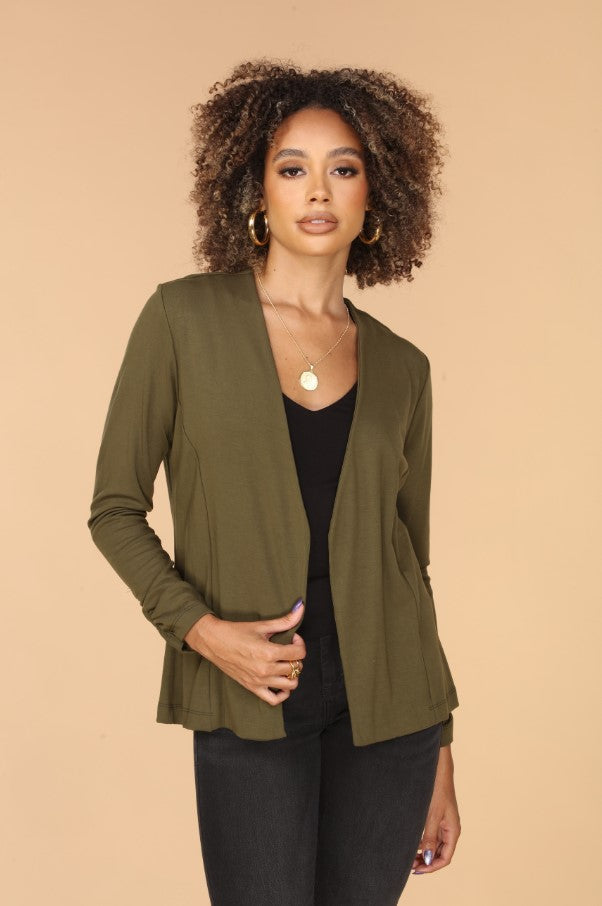 Ponti Open Blazer - Army Soft Ponti