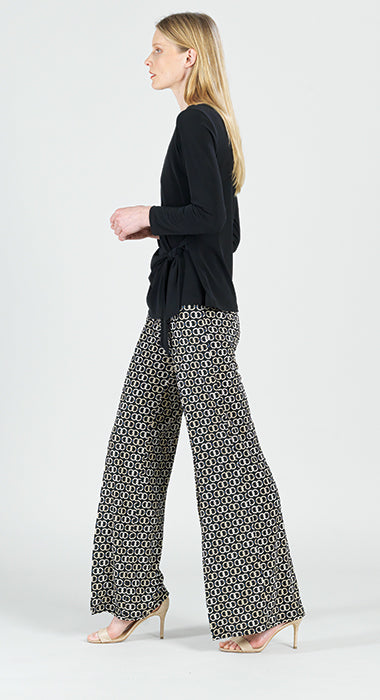 Side Tie Top -  Black