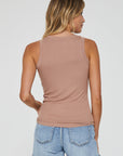 Cleo Tank - Pink Clay