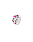 UNOde50 Pink Lady Ring Size 8