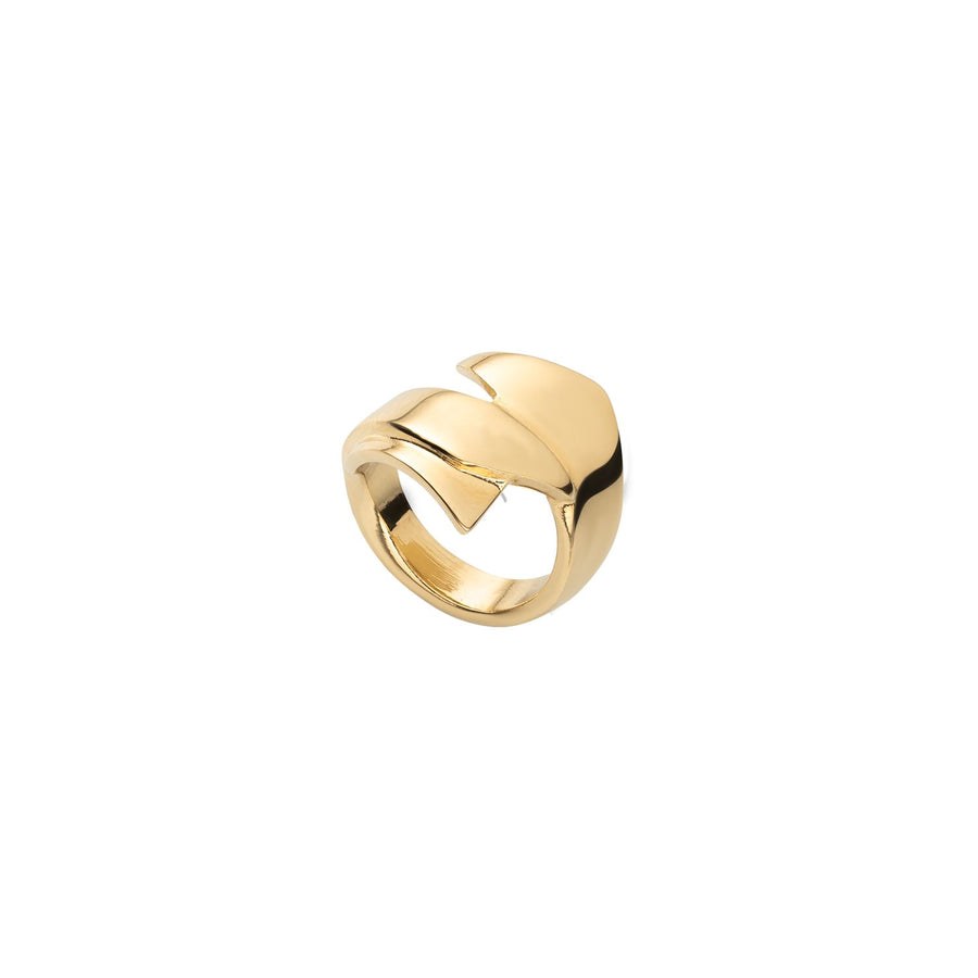 UNOde50 Abracadabra Gold Ring Size 8