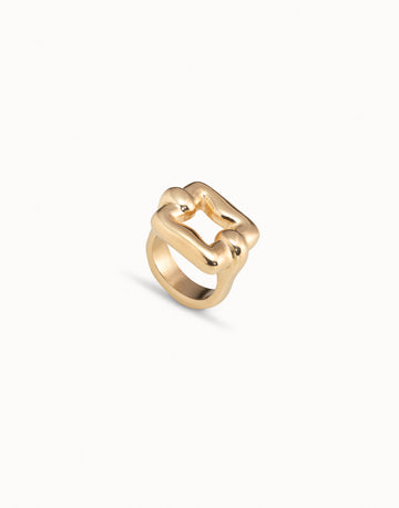 UNOde50 Gold Femme Fatale  Ring Size 7