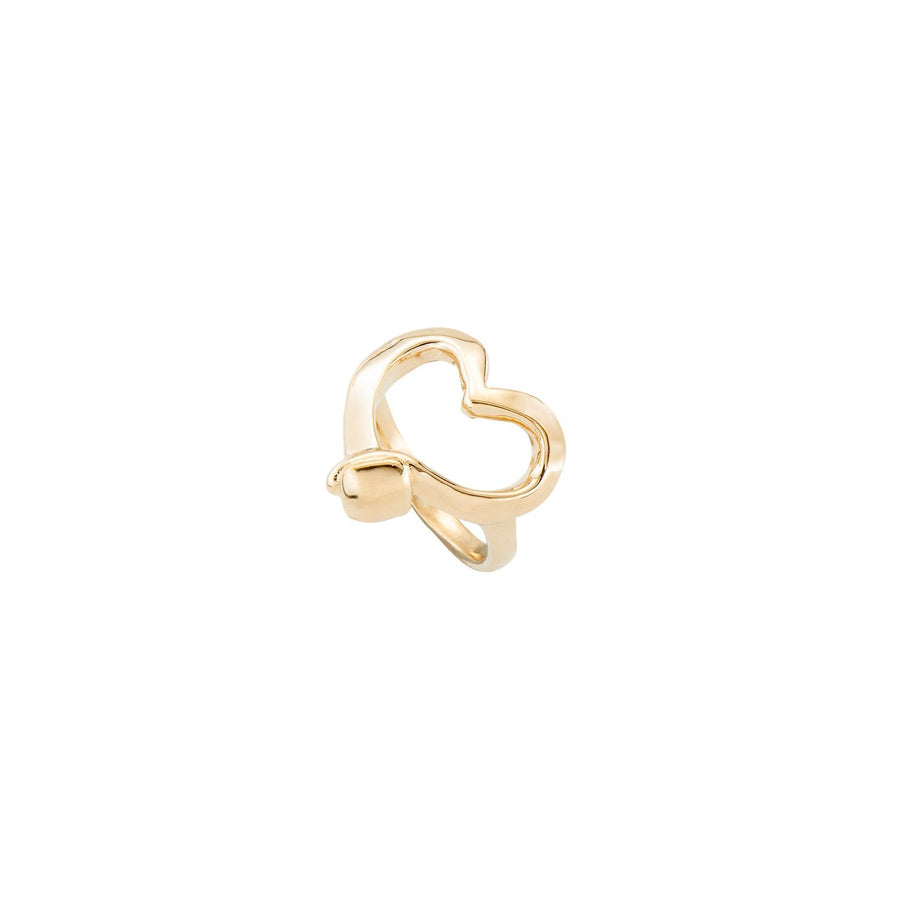 UNOde50 Gold Straight to the Heart Ring Size 7