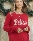 Believe Chunky Sweater