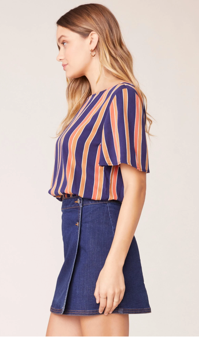 Bow and Arrow Striped Top