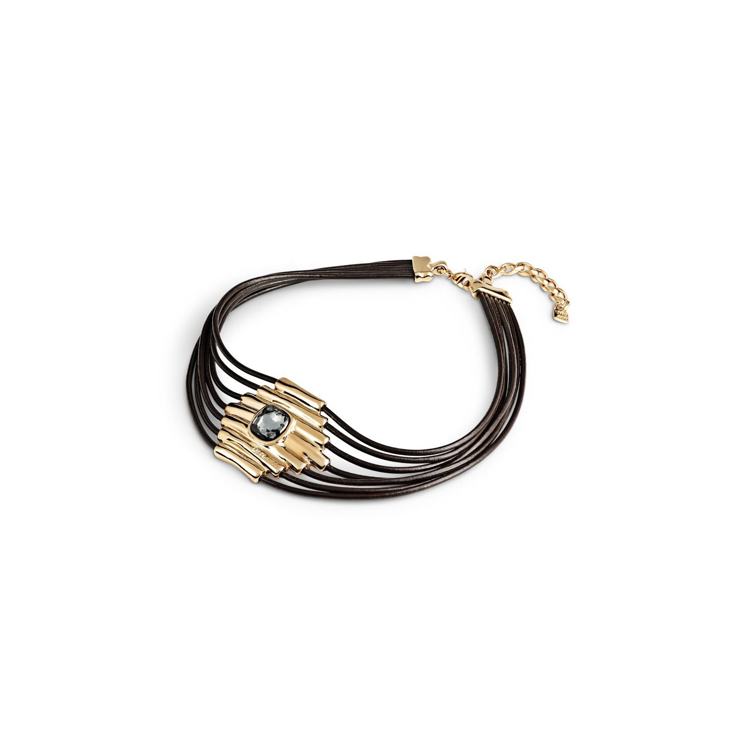 UNOde50 Gold Attached Necklace Size Medium