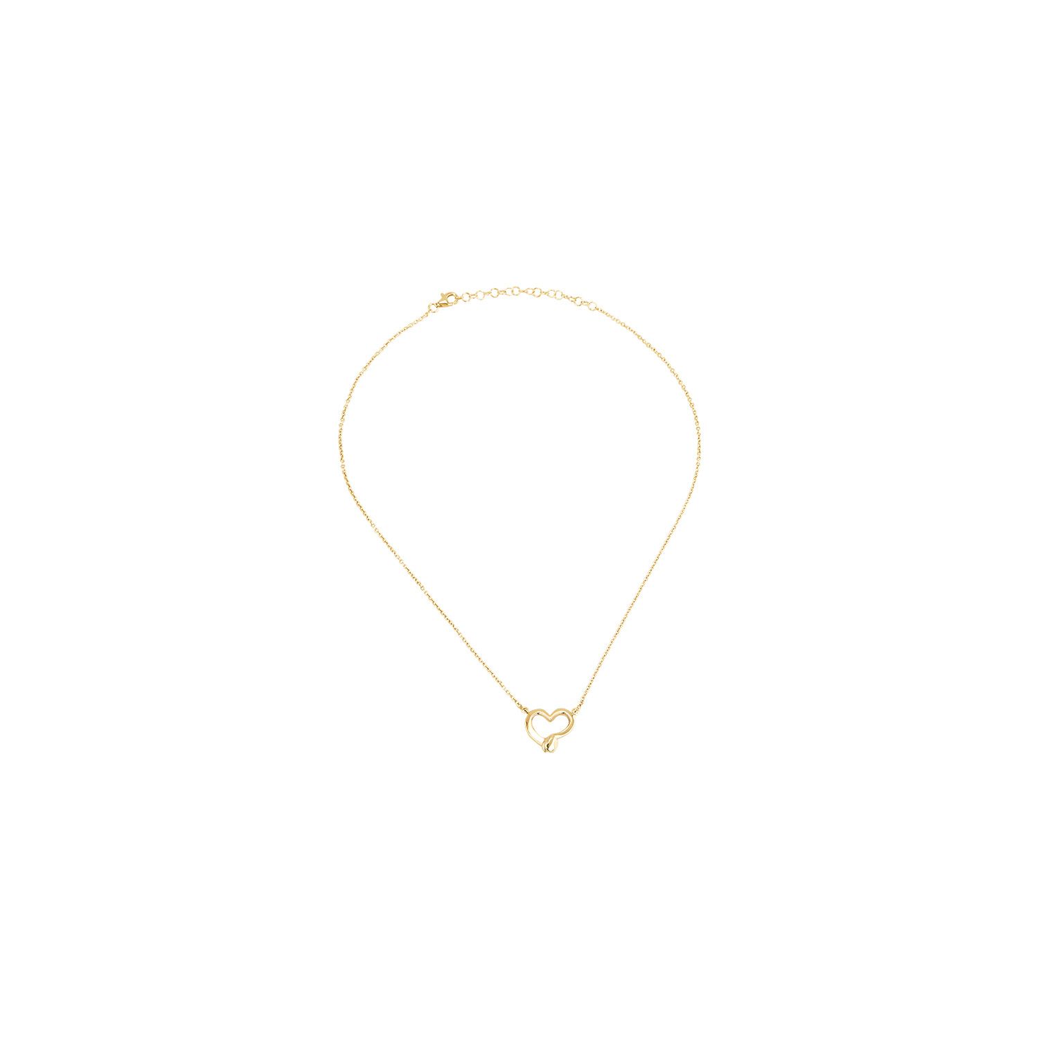 UNOde50 Gold Straight to the Heart Necklace