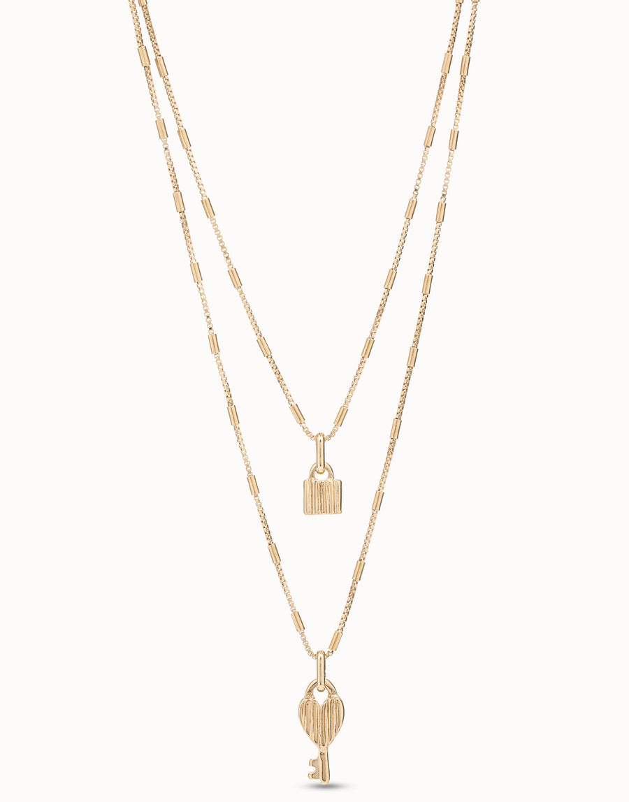 UNOde50 Unlock Gold Necklace