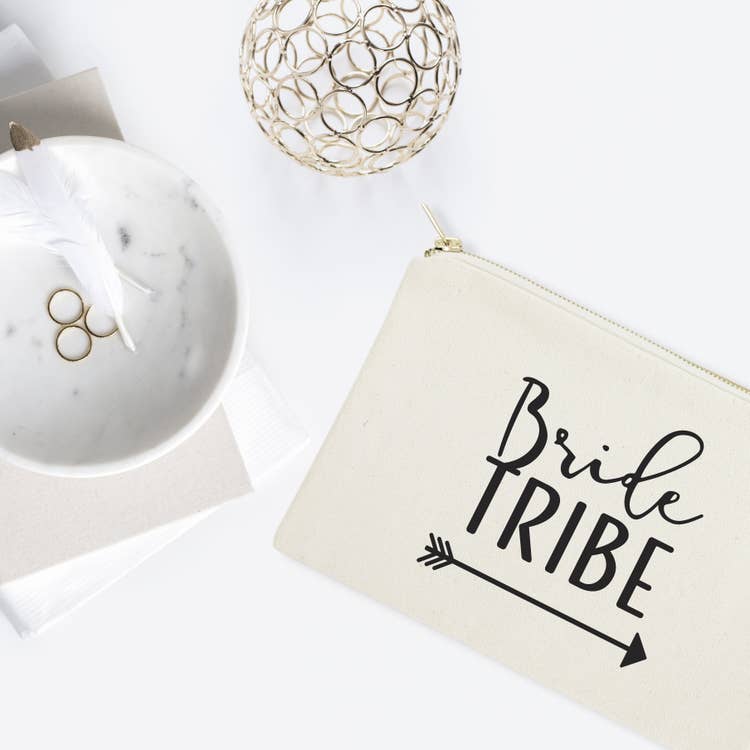 Bride Tribe Travel Makeup Pouch