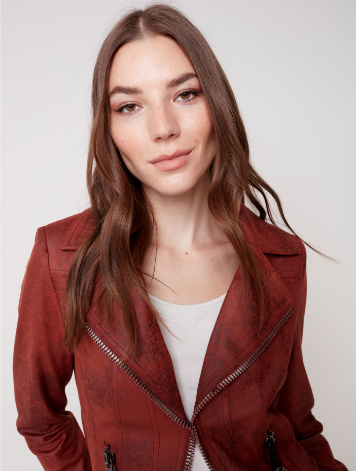 Vintage Faux Leather Perfecto Jacket