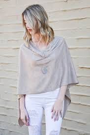 Eden II Poncho - Lt Taupe