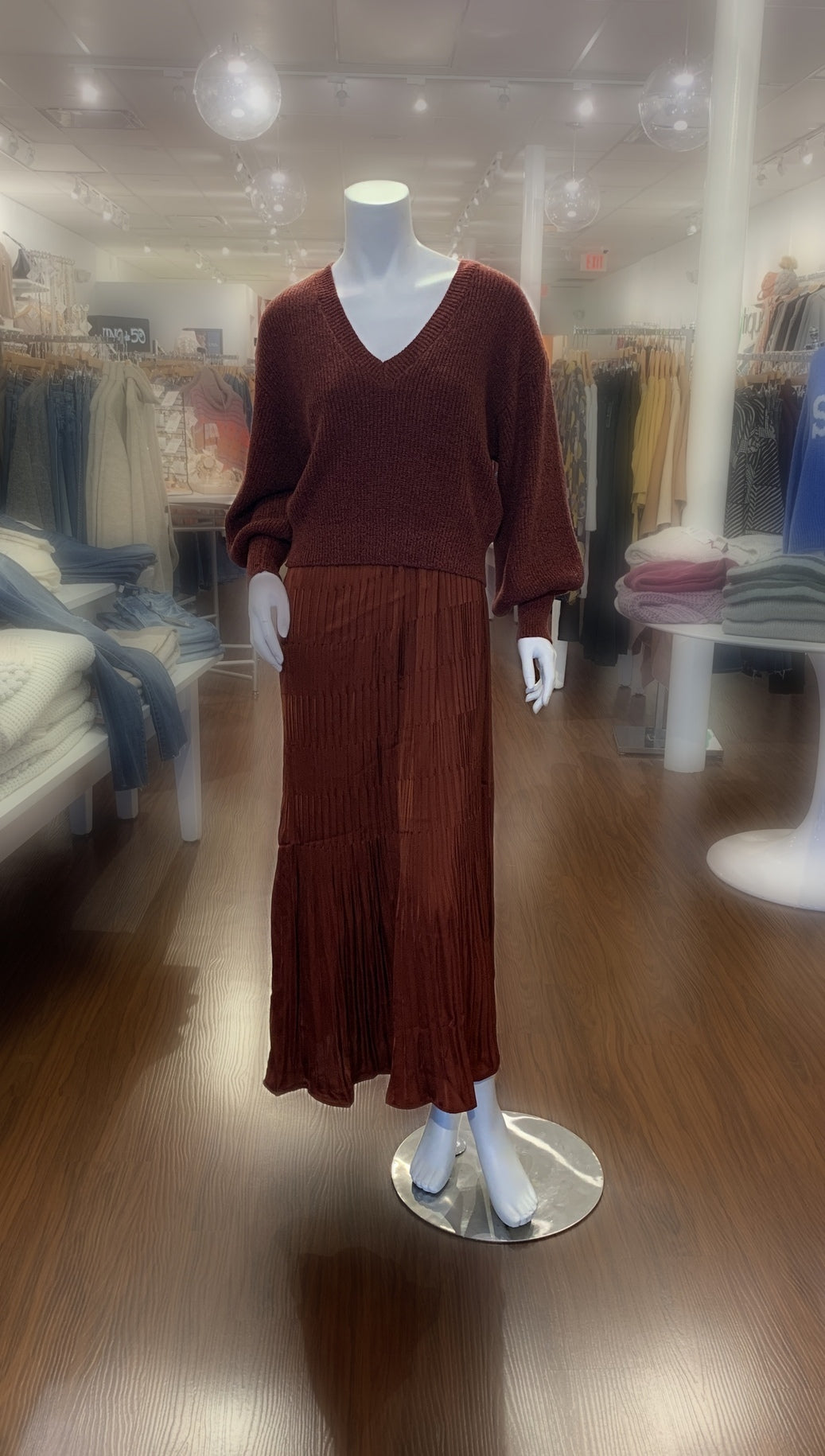 Two-Piece Sweater Dress