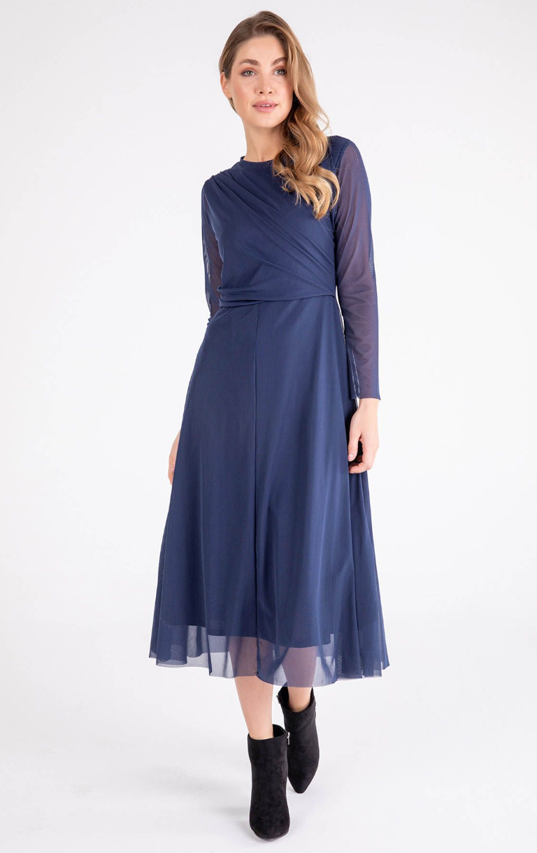 Drapey Mesh Dress