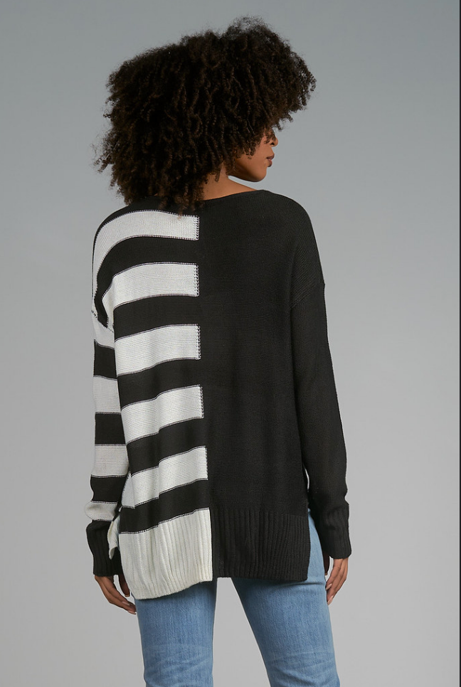 Combo Stripe Sweater