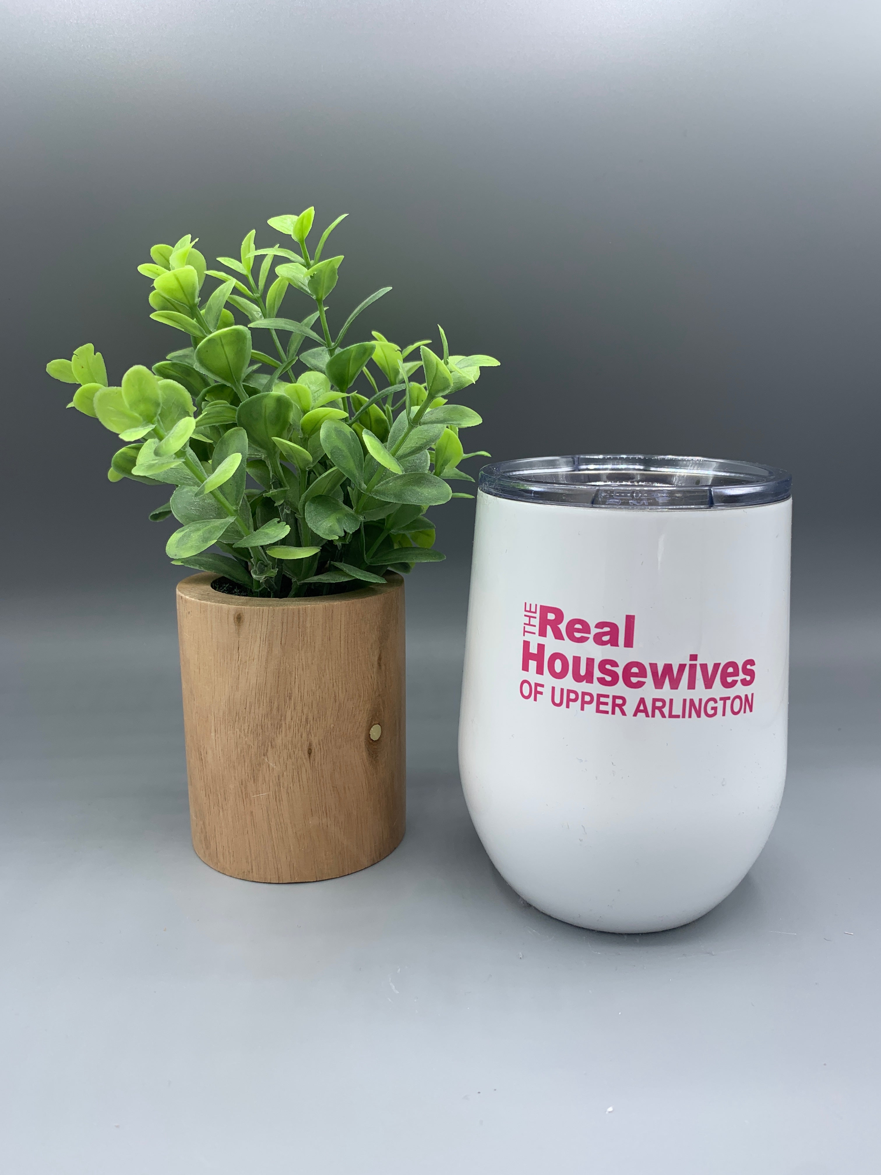 Real Housewives of UA Wine Tumbler - Hot Pink