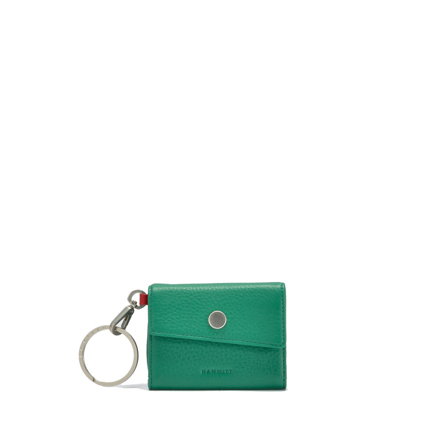 Royce Key Wallet - Verdant Green Brushed Silver