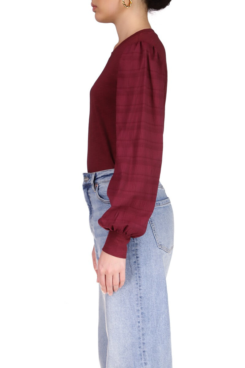 Wonderland Mixed Sleeve Tee