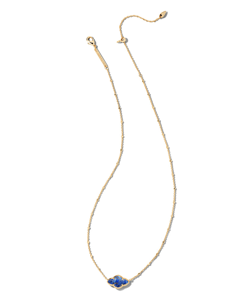 Kendra Abbie Pendant Necklace Gold/Lapis